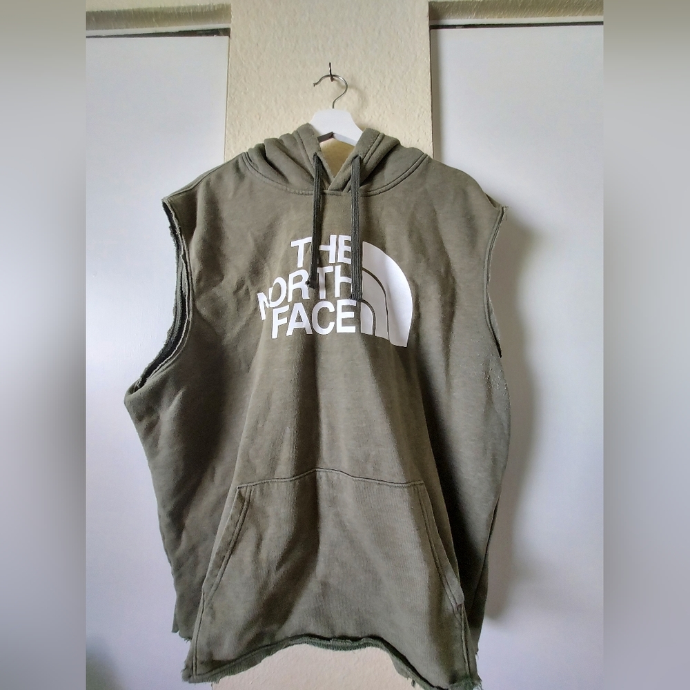 Greenish North Face Hoodie - Picture 3 of 7